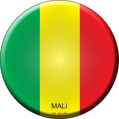 Mali Country Novelty Metal Circular Sign