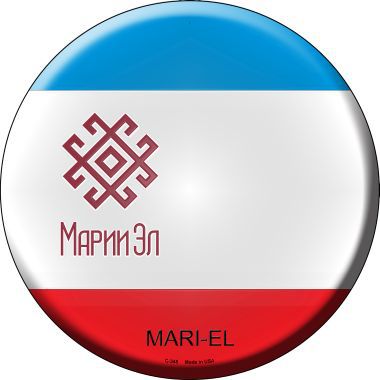 Mari-el Country Novelty Metal Circular Sign