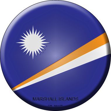 Marshall Islands Country Novelty Metal Circular Sign
