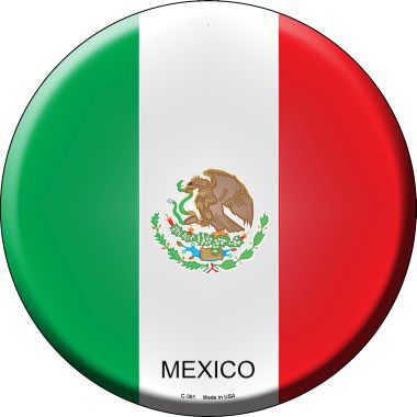 Mexico Country Novelty Metal Circular Sign