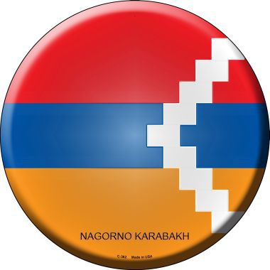 Nagorno Karabakh Country Novelty Metal Circular Sign