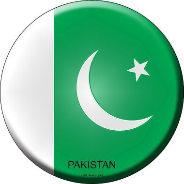 Pakistan Country Novelty Metal Circular Sign