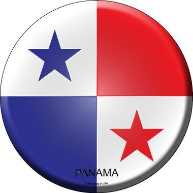 Panama Country Novelty Metal Circular Sign
