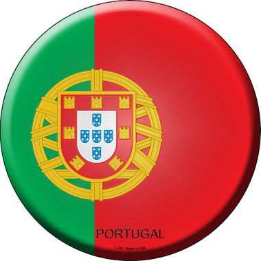 Portugal Country Novelty Metal Circular Sign