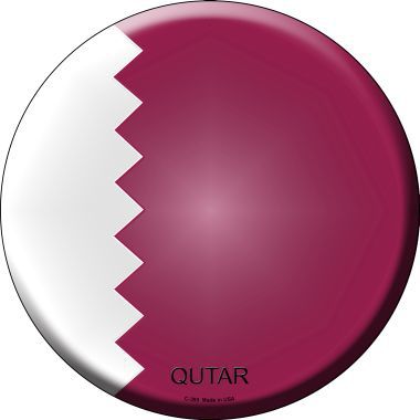 Qutar Country Novelty Metal Circular Sign