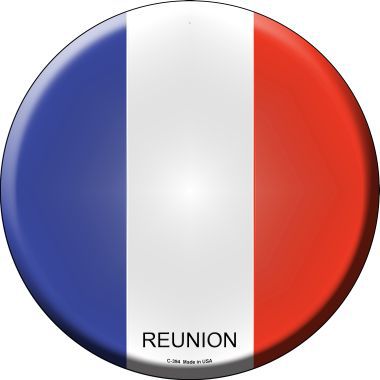 Reunion Country Novelty Metal Circular Sign