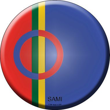 Sami Country Novelty Metal Circular Sign