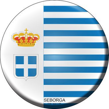 Seborga Country Novelty Metal Circular Sign