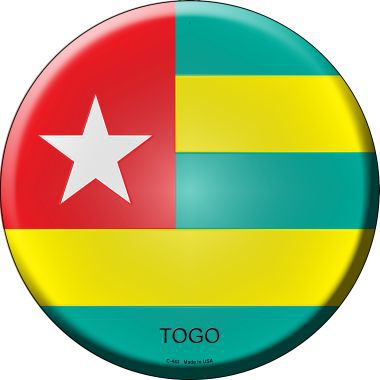 Togo Country Novelty Metal Circular Sign