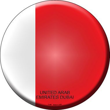 UN Arab Emirates Dubai Novelty Metal Circular Sign
