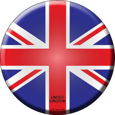 United Kingdom Country Novelty Metal Circular Sign