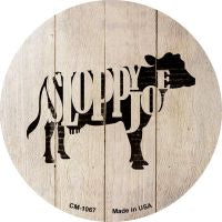 Cows Make Sloppy Joes Novelty Metal Mini Circle Magnet CM-1067