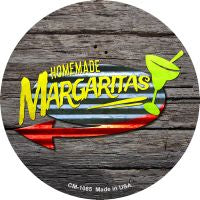 Homemade Margaritas Novelty Metal Mini Circle Magnet CM-1085