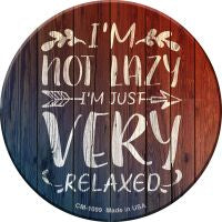 Im Just Very Relaxed Novelty Circle Coaster Set of 4