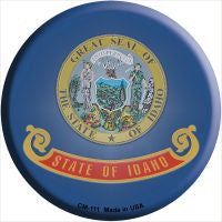 Idaho State Flag Novelty Metal Mini Circle Magnet CM-111
