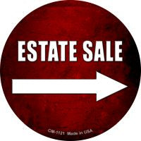 Estate Sale Right Novelty Circle Coaster Set of 4