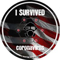 I Survived Novelty Circle Coaster Set of 4