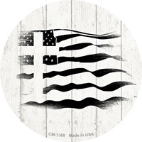 Christian Flag Novelty Circle Coaster Set of 4