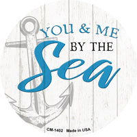 You and Me by the Sea Novelty Circle Coaster Set of 4