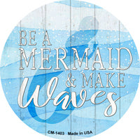 Be A Mermaid Novelty Circle Coaster Set of 4