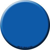 Blue Novelty Metal Mini Circle Magnet CM-154