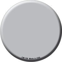 Gray Novelty Metal Mini Circle Magnet CM-158