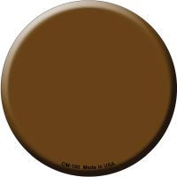 Brown Novelty Circle Coaster Set of 4