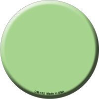 Lime Green Novelty Metal Mini Circle Magnet CM-162