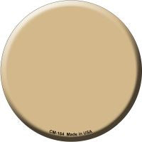 Gold Novelty Metal Mini Circle Magnet CM-164