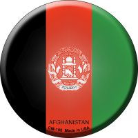 Afghanistan  Novelty Metal Mini Circle Magnet CM-180