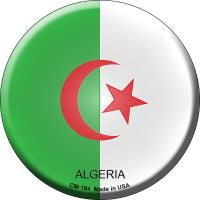 Algeria Country Novelty Circle Coaster Set of 4