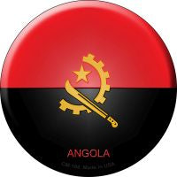 Angola Country Novelty Circle Coaster Set of 4