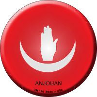 Anjouan  Novelty Metal Mini Circle Magnet CM-190