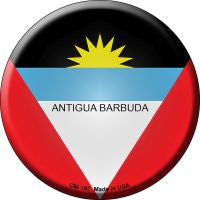 Antigua Barbuda Novelty Circle Coaster Set of 4