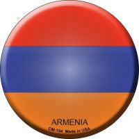 Armenia Novelty Metal Mini Circle Magnet CM-194