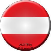 Austria Novelty Metal Mini Circle Magnet CM-197