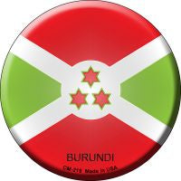 Burundi Country Novelty Circle Coaster Set of 4