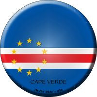 Cape Verde Country Novelty Circle Coaster Set of 4