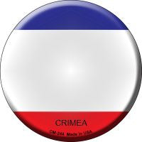Crimea  Novelty Metal Mini Circle Magnet CM-244