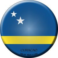 Curacao  Novelty Metal Mini Circle Magnet CM-247