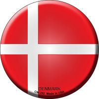 Denmark  Novelty Metal Mini Circle Magnet CM-252