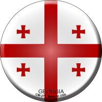 Georgia  Novelty Metal Mini Circle Magnet CM-277