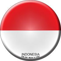 Indonesia  Novelty Metal Mini Circle Magnet CM-299