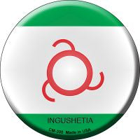 Ingushetia  Novelty Metal Mini Circle Magnet CM-300