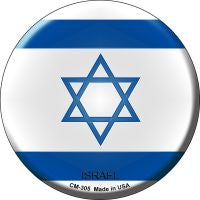 Israel  Novelty Metal Mini Circle Magnet CM-305