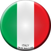 Italy Country Novelty Circle Coaster Set of 4