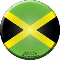 Jamaica  Novelty Metal Mini Circle Magnet CM-307