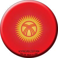 Kyrgayzstan  Novelty Metal Mini Circle Magnet CM-325