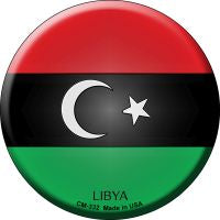 Libya  Novelty Metal Mini Circle Magnet CM-332