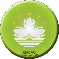 Macao  Novelty Metal Mini Circle Magnet CM-336